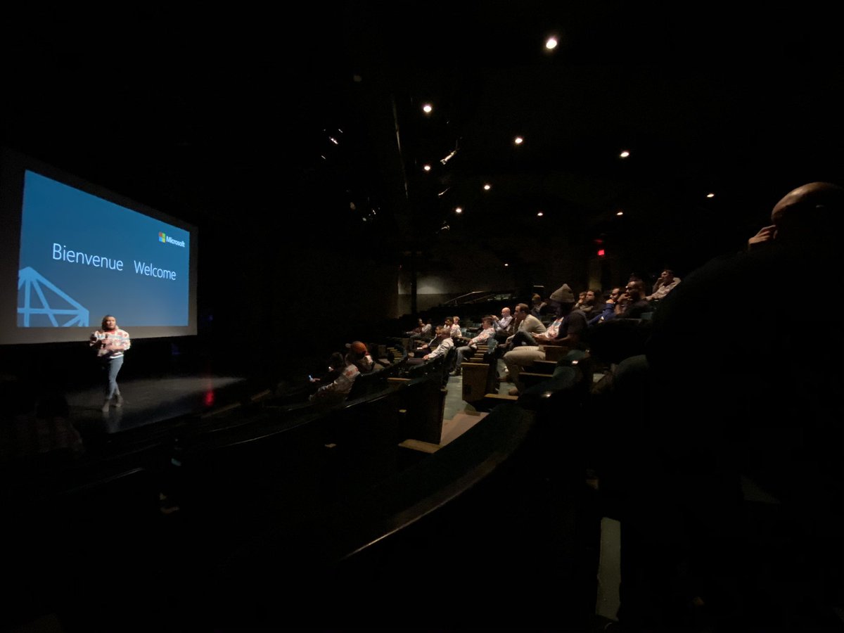 matchai's tweet photo. #MSDEVMTL's holiday meetup begins! 🕺💃 https://t.co/7gze1JJWnz
