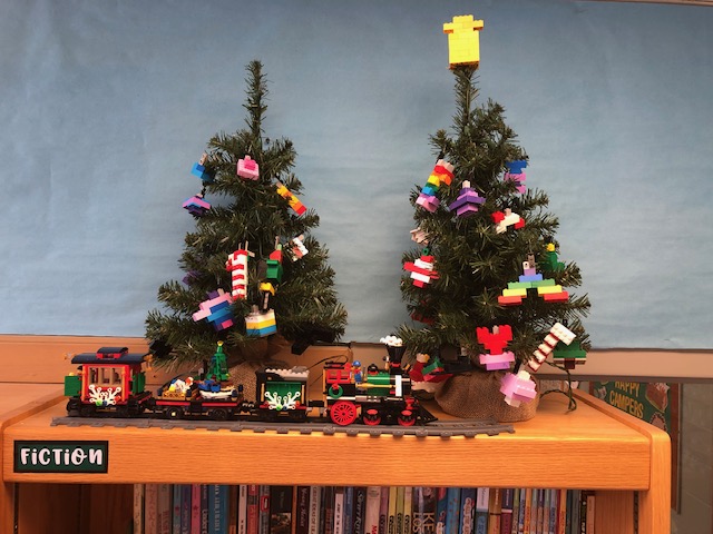 Russell Adventure Club kids made some decorations for our LEGO trees! <a href="/RussellAdvClub/">Russell Adv Club</a> #BuildToGive