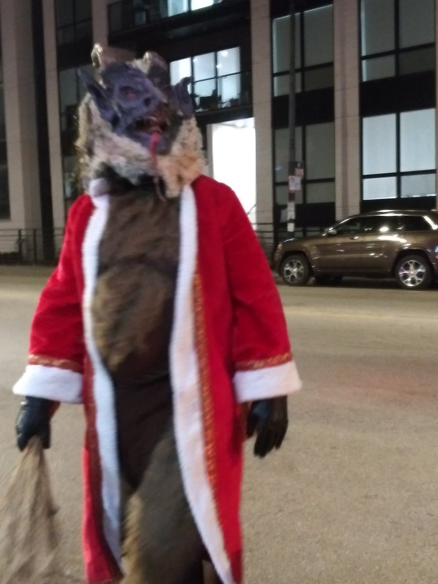 Bucketoblood's tweet photo. Have you seen this #Krampus around #Avondale??? He'll be in the store this Saturday at 8 pm to greet all you naughty boys and girls! Drop in to get your 📷 taken with him and for other rad surprises! @DMenTap #dmentap #bucketoblood https://t.co/L78yEZ505D