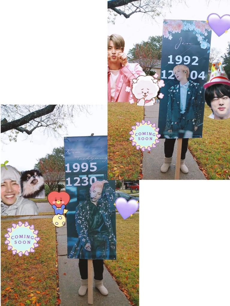tae_lumiere's tweet photo. ─── ･ ｡ﾟ☆: *.☽ .* :☆ﾟ. ───
I did a collab with @HTownKTown1 💜 these signs will be at taejin cup sleeve event to take lots of pics with them ✨ and free photocards will be given (´･ᴗ･`)

 ·    Dec 14 and 15th 
📌 FU Belly Asian Cuisine &amp; Bubble Tea Bar https://t.co/FzyMcd9cpd