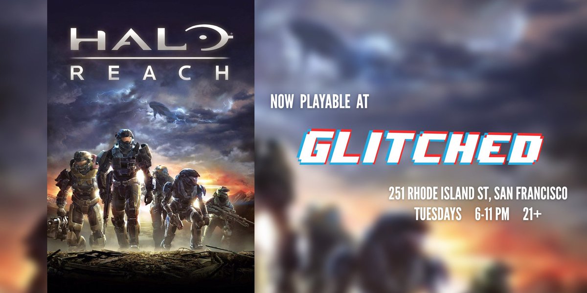 Reminder that we’ve got Halo: Reach now playable on our networked Xboxs! See you tonight at <a href="/251clubSF/">251 Club</a> for the last Game Night of 2019!