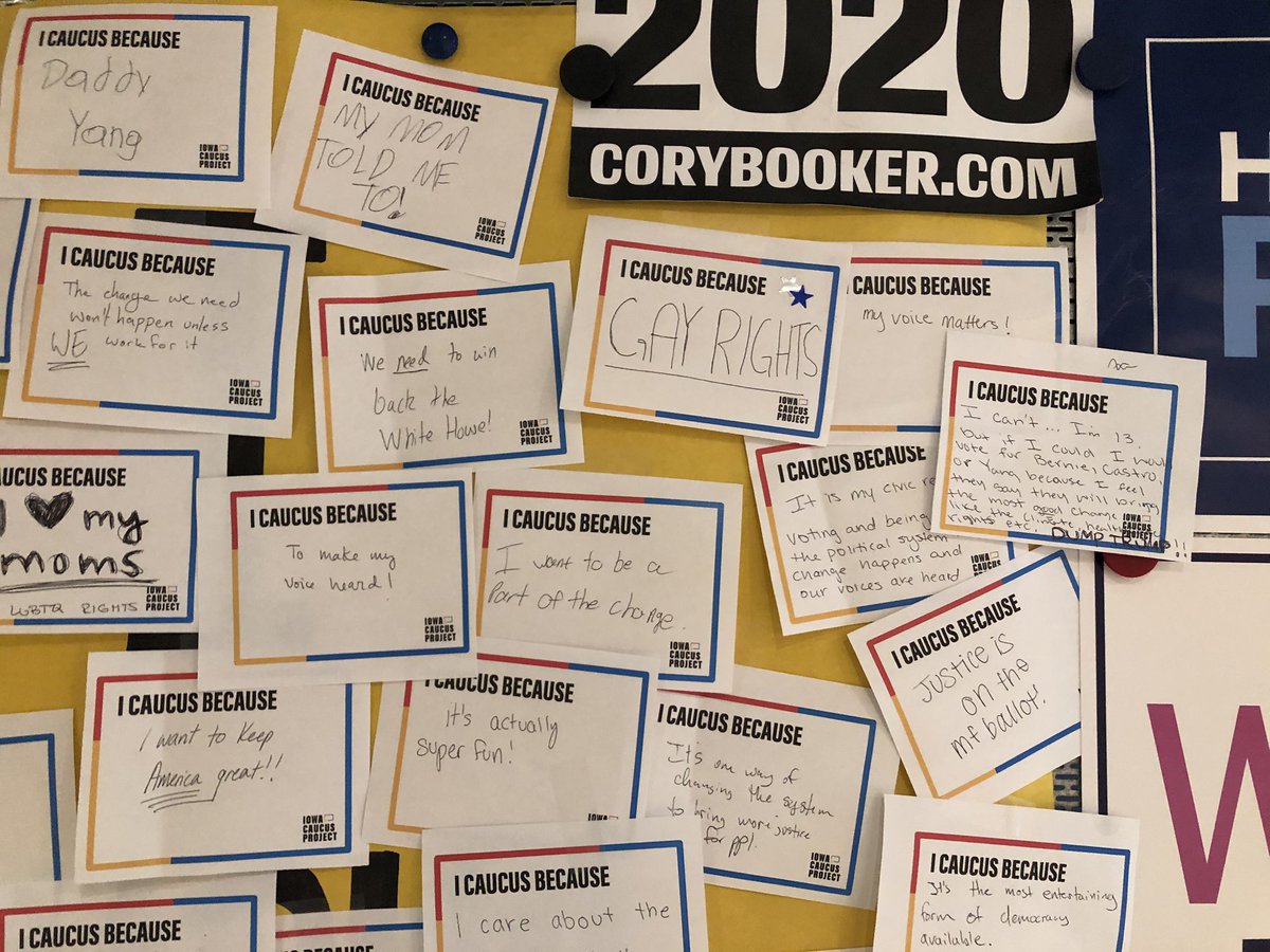 IAStartingLine's tweet photo. At @DrakeUniversity, some reasons students are caucusing: https://t.co/YolYw4kdkA