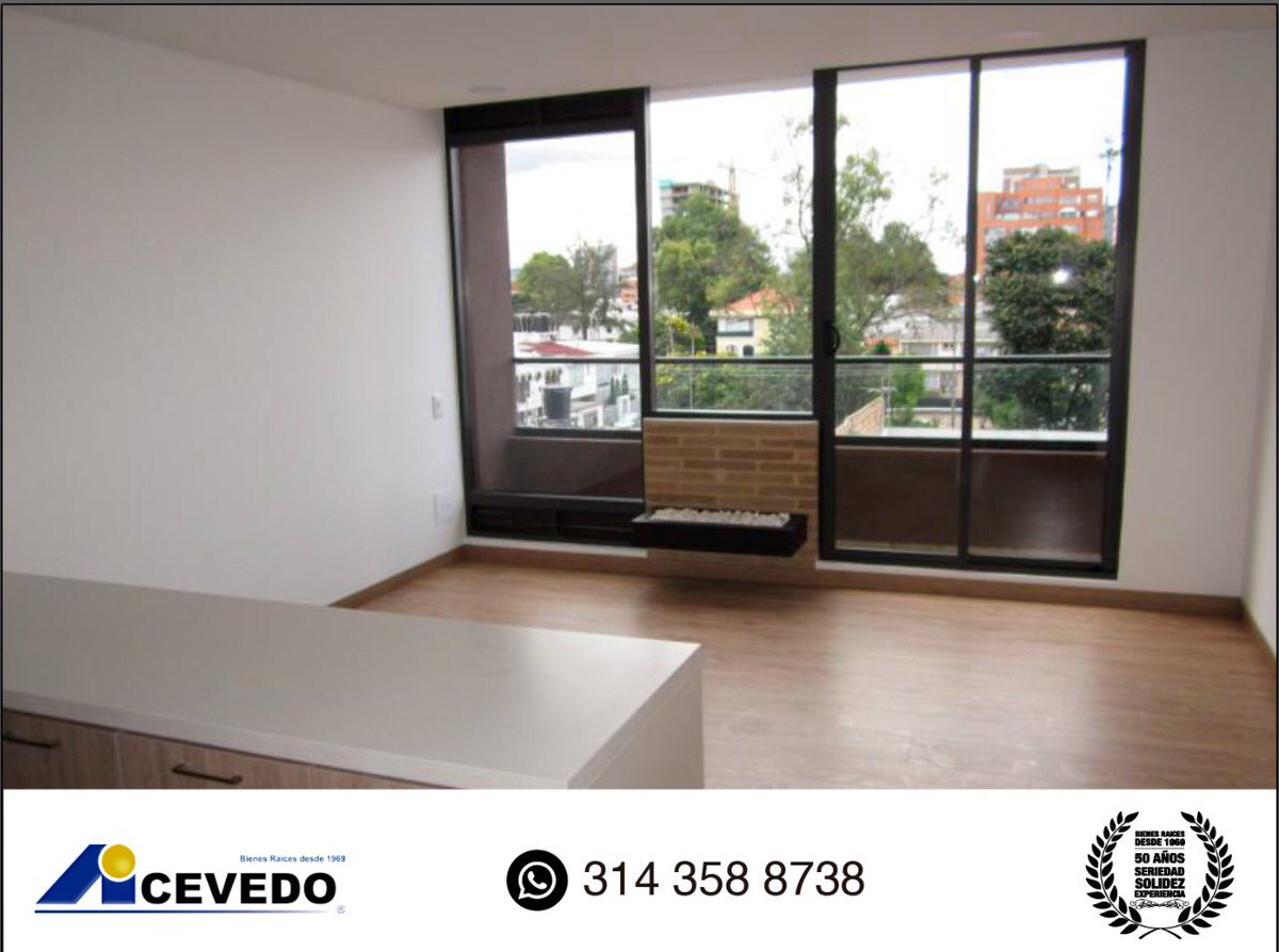Hermoso y moderno apartamento para ESTRENAR en el Barrio Pasadena, ubicado a pocas cuadras de la Autopista Norte. Una habitación , depósito y parqueadero Precio $ 390.000.000 Administración: $ 282.000 Área lote: 56 m2. 
Tel 3478755 Whatsapp 314 3588738 acevedoycia.com