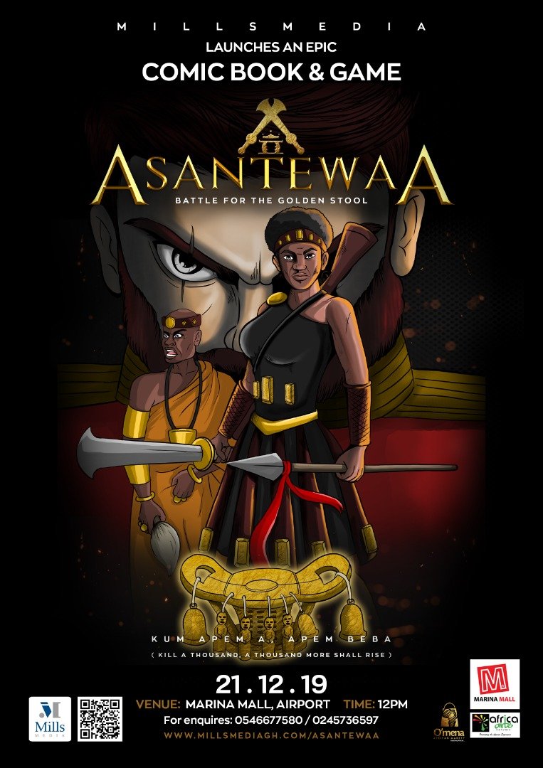 Tasty1Gh's tweet photo. Yaa Asantewaa comic Book and video Game launch.... Don't miss it fam🔥🔥 rate free..... 
@jessesunkwa
 u do all
#millsmedia https://t.co/GzACAH0ft5