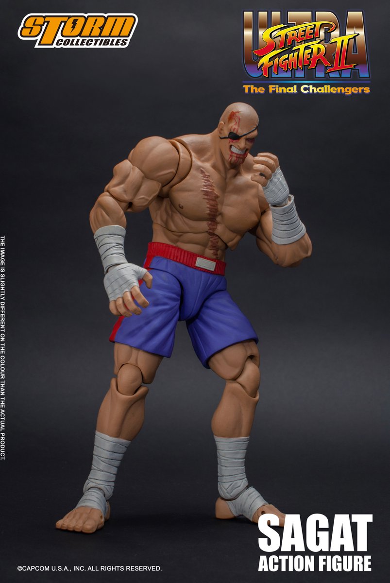 BandaiCollect's tweet image. RT and follow @BluefinBrands &amp;amp; @StormCollectUs for a chance to win a Sagat action figure from #StormCollectibles. BONUS entry if you tag 2 fellow Street Fighter fans.