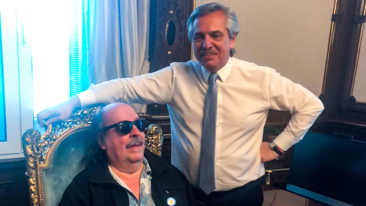 Alberto se dio el gusto de conocer a  Encías sangrantes Murphy