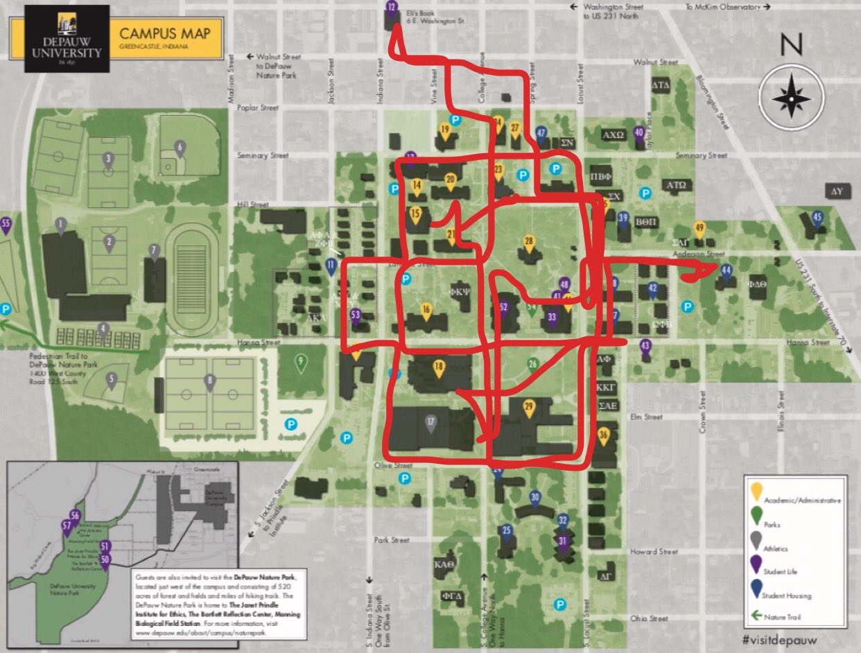 Depauw University Campus Map Depauw Memes (@Depauwmemes) / Twitter