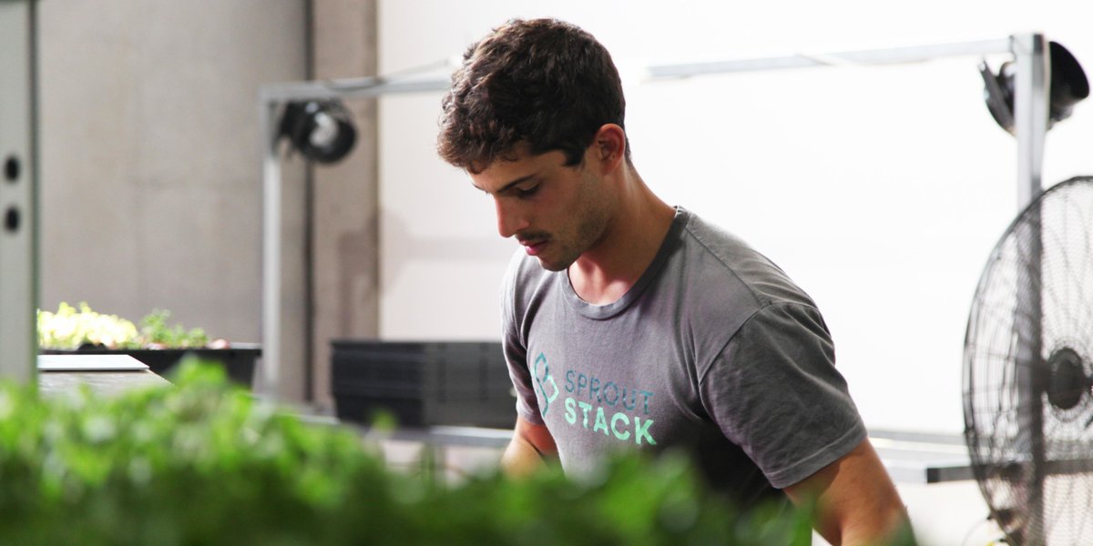 How is it possible to get delicious, nutritious, fresh salads from your city's own backyard? We chatted to <a href="/FifthEstateAU/">The Fifth Estate</a> about how vertical farming is the answer and how we got started here at Sprout Stack. Have a read here bit.ly/2LHdfV6
