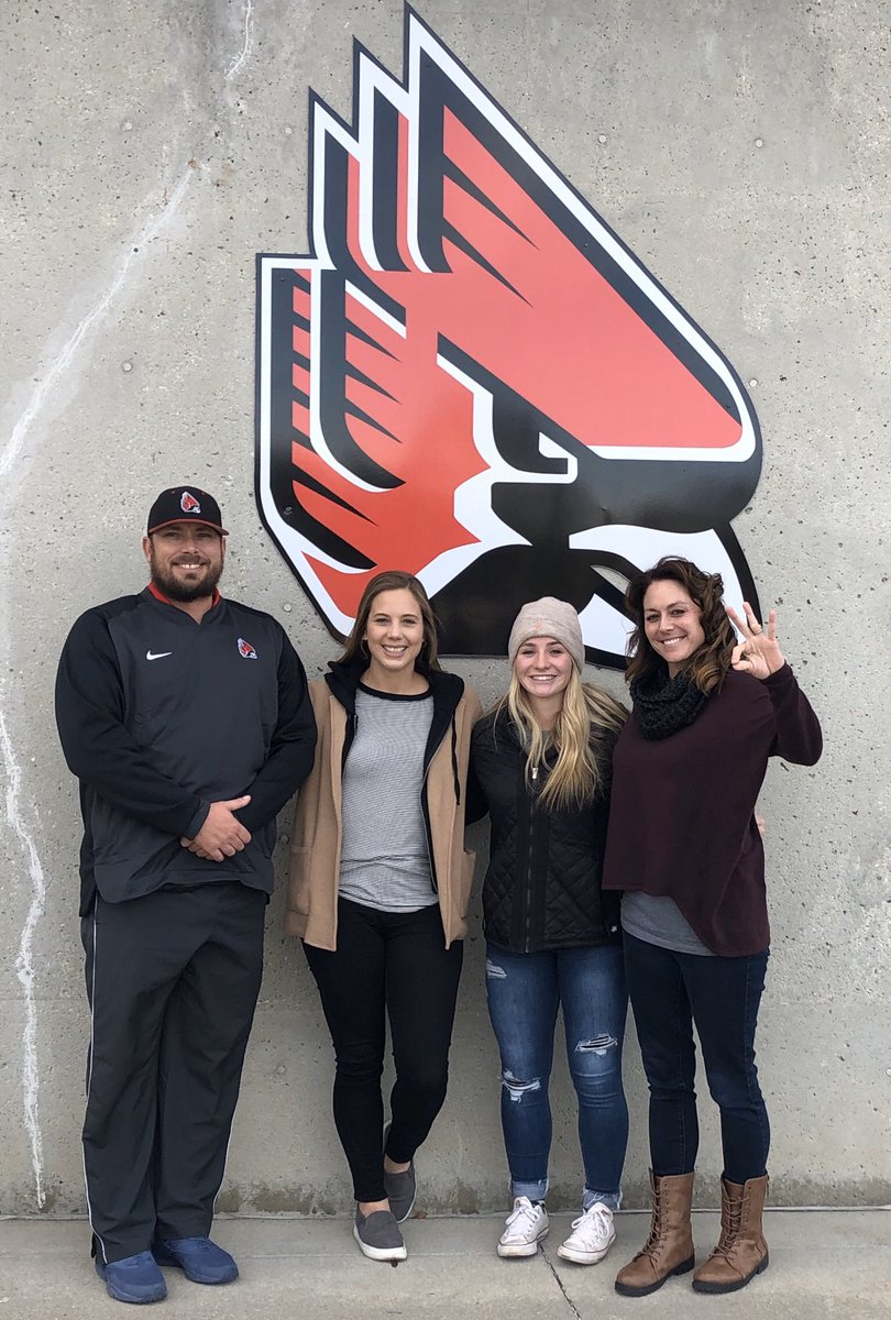 mmulholland_1's tweet photo. AMAZING two days! I am one step closer to my dream of playing collegiate softball after receiving an official offer to rake at Ball State University! Thank you @coachcbartlett and staff for spending your day with my family and making us feel special. π€ #WeFly #ChirpChirp ππΌβ€οΈ https://t.co/qz53J1oggU