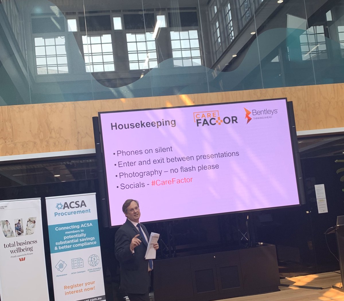 IdealGrp's tweet photo. Great presentations already at the @BentleysCare #CareFactor pitch day today. Good luck to all! And here’s to innovation in #agedcare https://t.co/Wq2ZRC1ds3