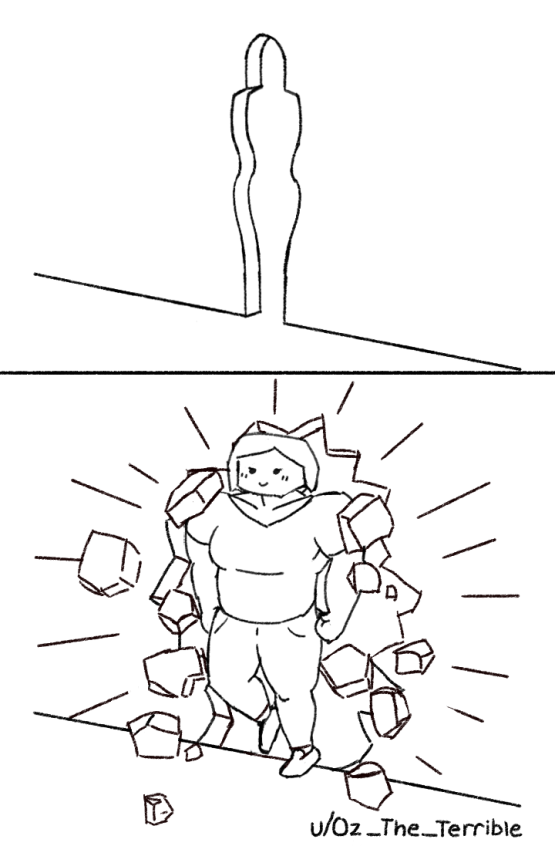 날씬한 사람만 지나갈 수 있는 벽