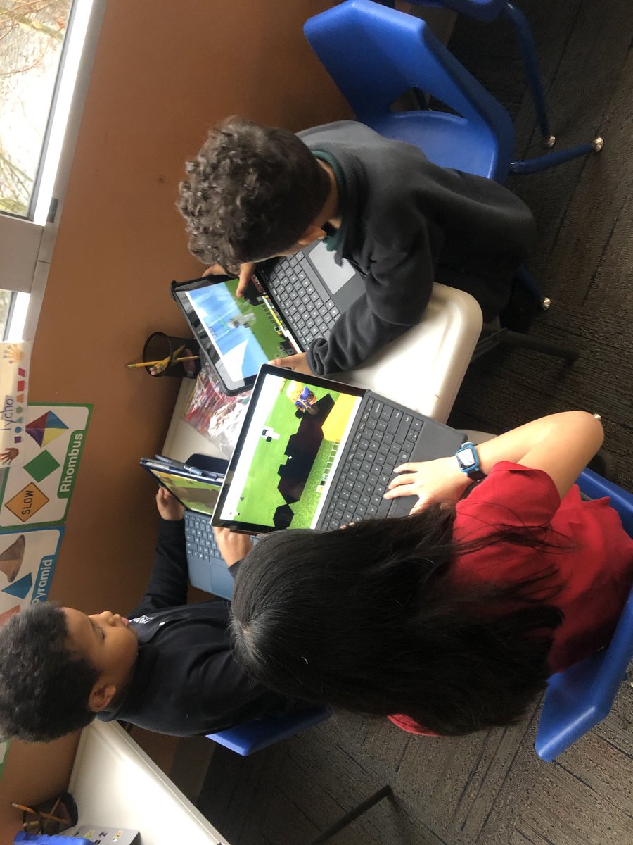 4thRPCS's tweet photo. #DesignThinking with the “3 Billy Goats Gruff” continues! S’s design a solution in @PlayCraftLearn to help the troll. If you happen to be at @fetc - join S’s, @mrsmdchang and I to learn more about how #elementary S’s use this process! #MIEExpert #MicrosoftEdu  @rentonprep https://t.co/p4TuOtpMOL