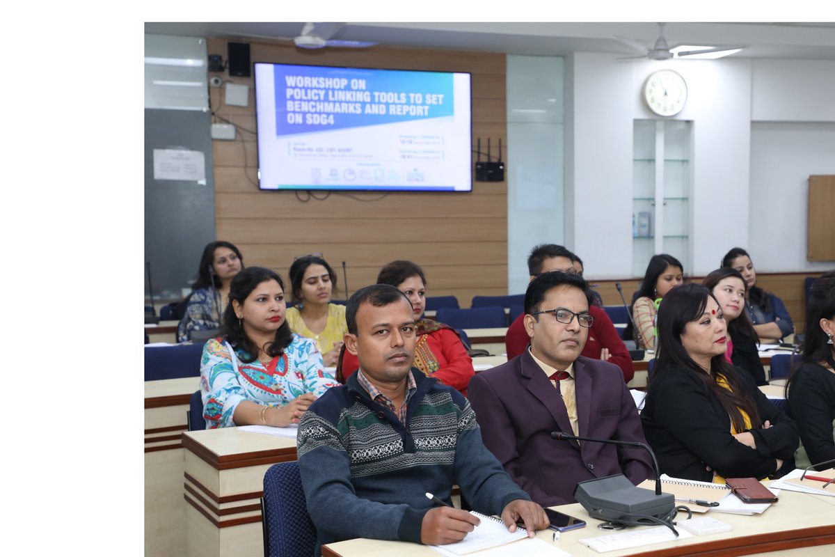 indranibhaduri's tweet photo. Two four-day workshops (12th-15th and 18th - 21st November, 2019) to link the #NationalAchievementSurvey results with the #GlobalProficiencyLevel to set Benchmarks and Report on SDG 4 #ImprovingLearningLevels https://t.co/czBo3tQzQH