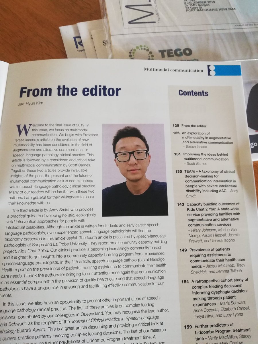 speechiekatia's tweet photo. Getting my @jcpslp and opening it to see @jaehyunkim240 looking back at me. 1 year since I finished my studies with this brilliant lecturer! https://t.co/UrUk1awNLa