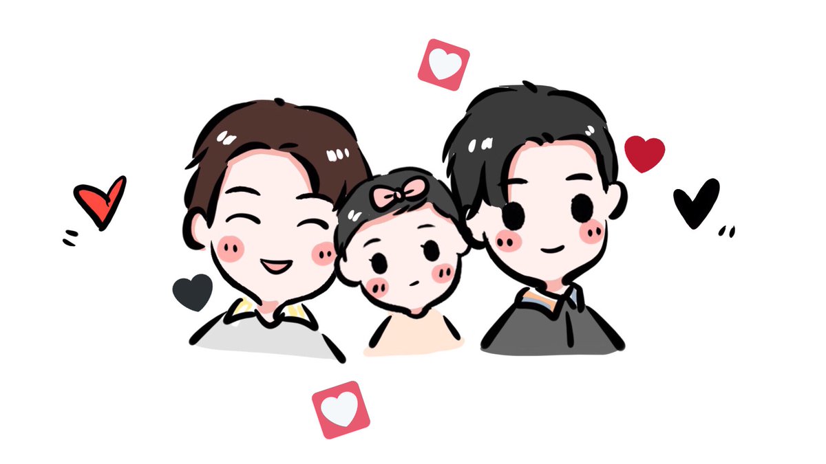 PerthsaintC's tweet photo. We are a lovely Family na ka. 
With Love 💓 
With PerthSaint 🖤❤️
With TRIGON 🔺🔻

 #สมกับเป็นเพิร์ธเซ้นต์ https://t.co/4NkHQwZo1H