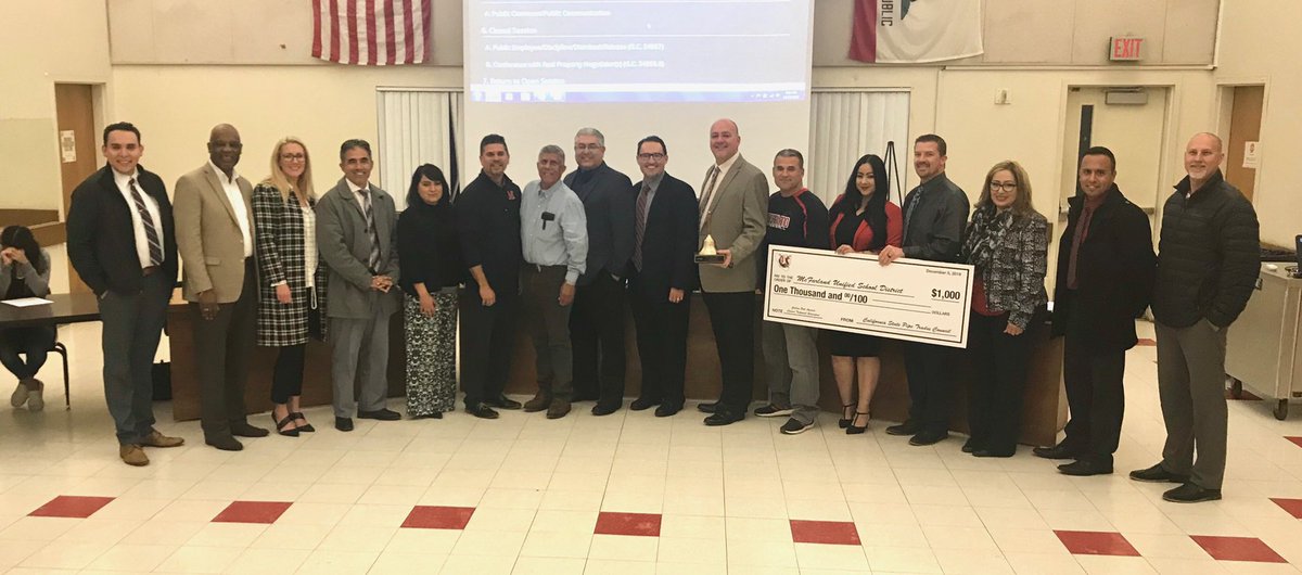 McFarland High School Early College received the Golden Bell Award from CSBA in the category of CTE for its Dual Enrollment Program. #CougarRenegades <a href="/KGETnews/">KGET 17 News</a> <a href="/bakersfieldnow/">BakersfieldNow</a> <a href="/Bakersfieldcali/">The Bakersfield Californian</a>