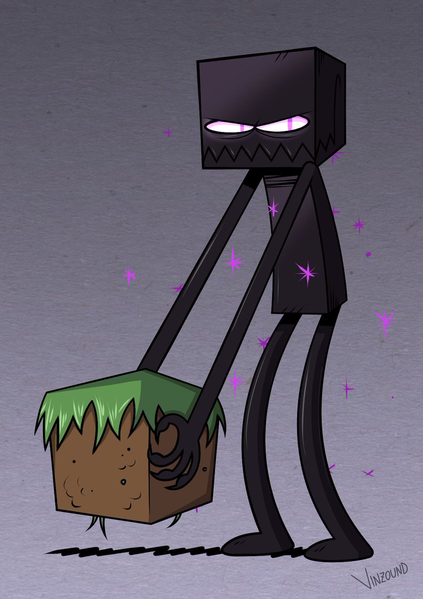enderman minecraft digitalart fanart