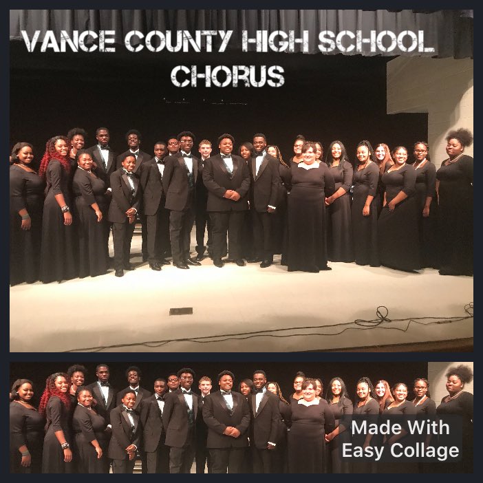 DrJackson06's tweet photo. Enjoyed a wonderful evening of musical excellence with the Vance County High School Chorus. Congratulations Mr. Stokes and students. You looked and sounded GREAT. You made us #VanceCountyPROUD. Through music we are definitely #BetterTogether and #TogetherWeWinVCS https://t.co/GXn6XNZffQ