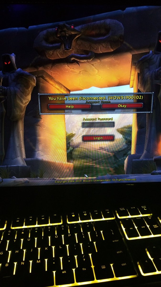 NightfallTtv's tweet photo. Raid Night interrupted by a random server restart.  At 8pm EST on reset day .  Feelsbadman 
@BlizzardCS https://t.co/mJ90NOyIyG