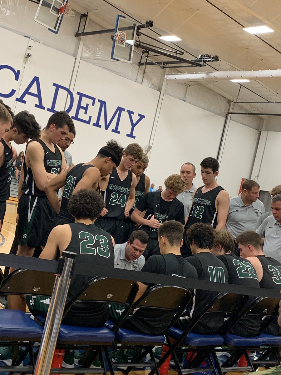 In between periods. Excited for what’s ahead this season! #lrhsbasketball #mustangs @LRMustangHoops