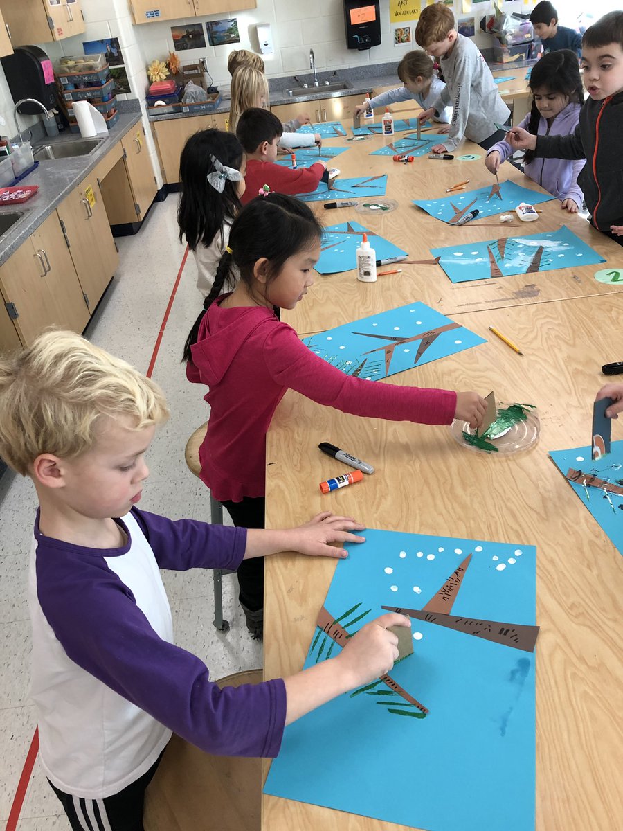 GretchenProcto3's tweet image. Winter tree collages... preparing for our cardinals :)