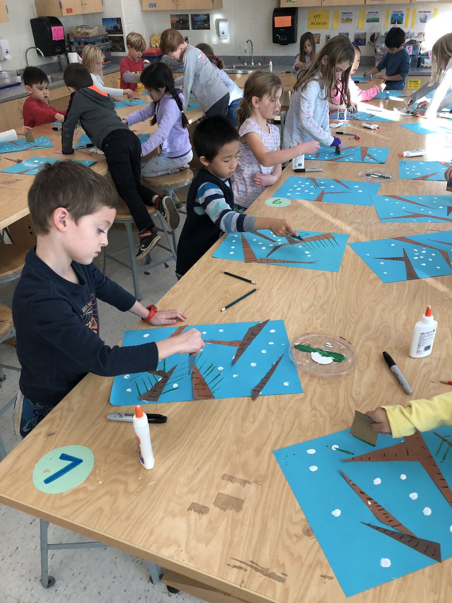 GretchenProcto3's tweet image. Winter tree collages... preparing for our cardinals :)