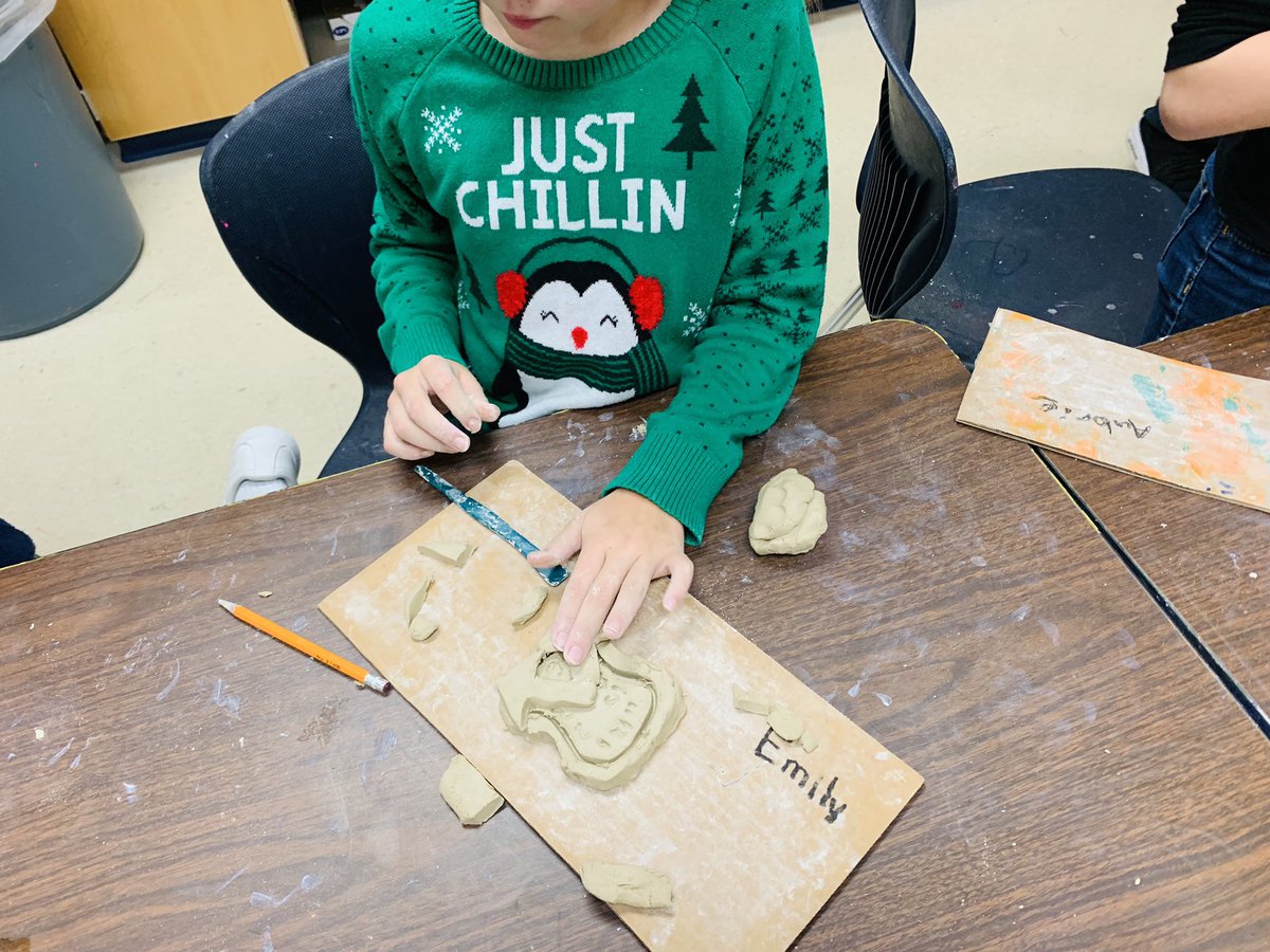 NISDEllison's tweet photo. So much fun in Mr. Cromwell’s 3rd Grade class! Today’s lesson required patience, following complex multi-step procedures, and digging into our creativity! #DaliInspired #OneHiveOnePurpose https://t.co/D1a53y3xwJ