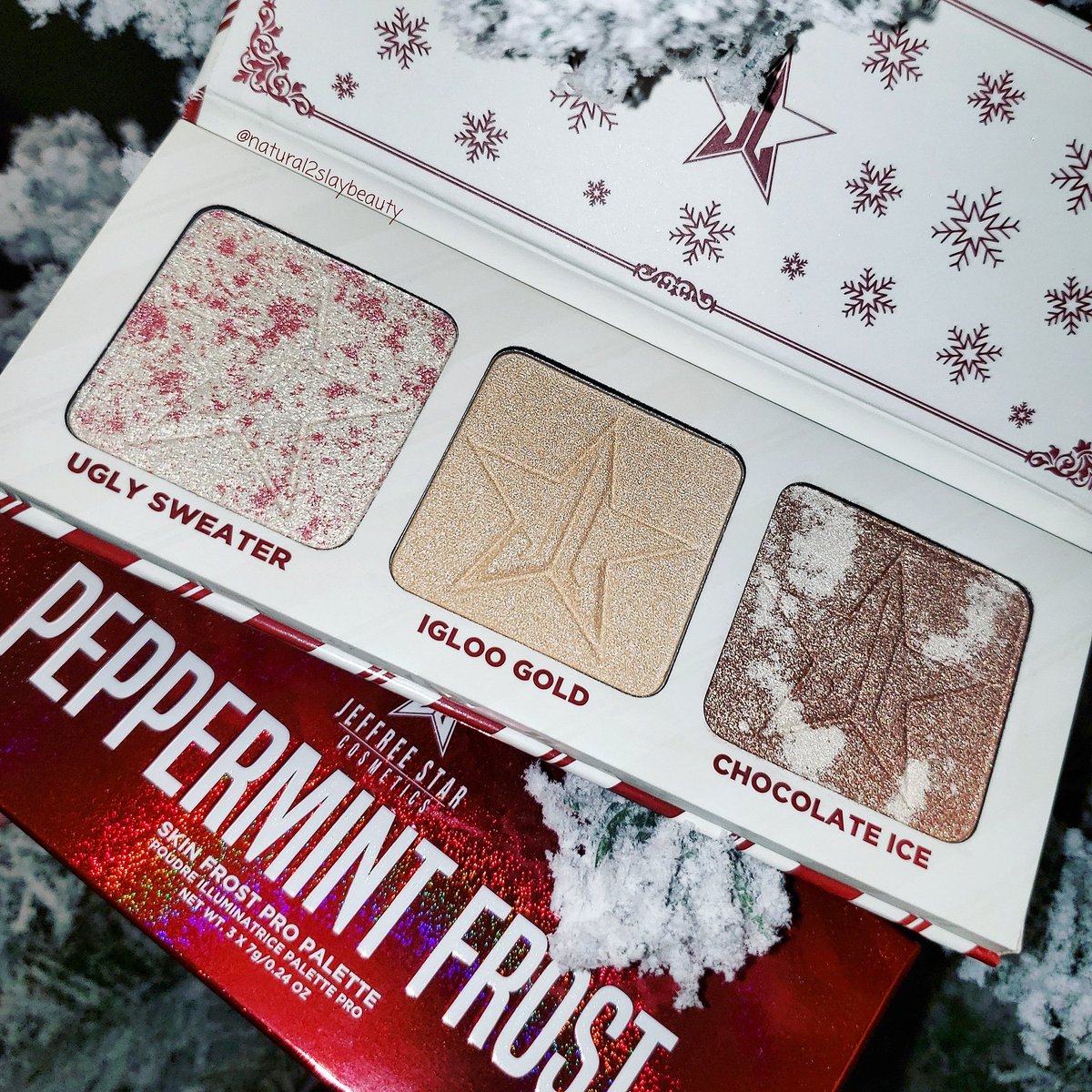 #PeppermintFrost ❄🥶 It smells as good as it looks 😋

#SkinFrost #JeffreeStarCosmetics