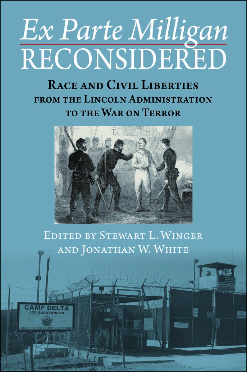 Excited to announce that in 2020 <a href="/Kansas_Press/">Univ Press of Kansas</a> will release a new collection of essays on #ExParteMilligan, edited with Stewart L. Winger &amp; with a Foreword by Laura F. Edwards. Have had a great experience working with <a href="/dwceditor/">David Congdon</a> on this project.