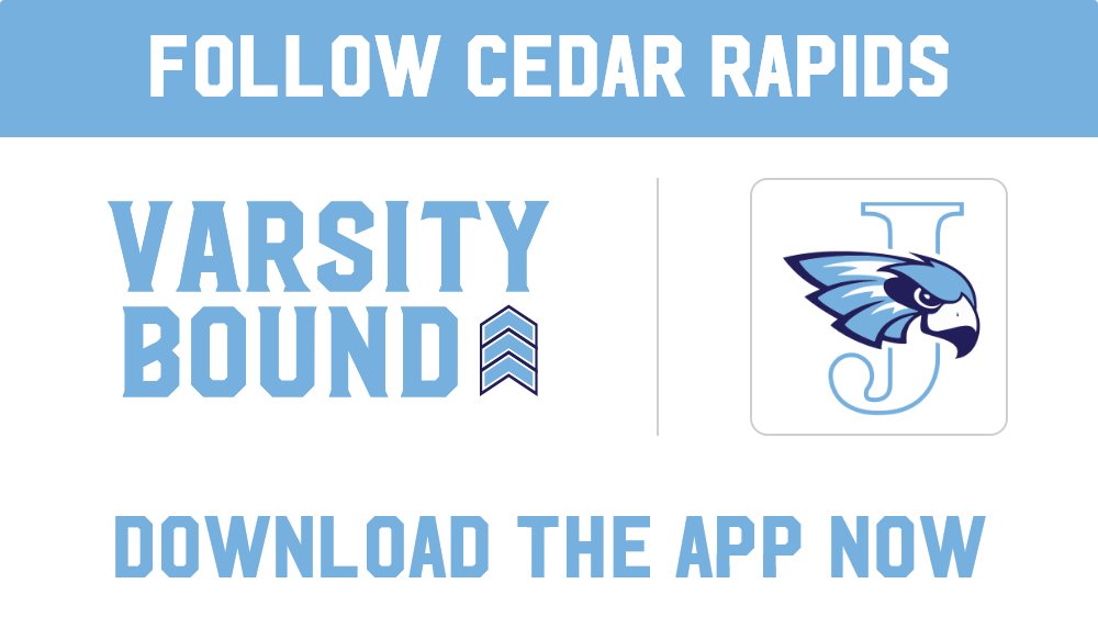CRJHawks's tweet photo. Download the #VarsityBound app and follow our school. It’s the best way to follow J-Hawks sports all year long! Android: https://t.co/bFedrfw7N1 Apple: https://t.co/OZxnNMmHsw https://t.co/a5l8AB4uw4