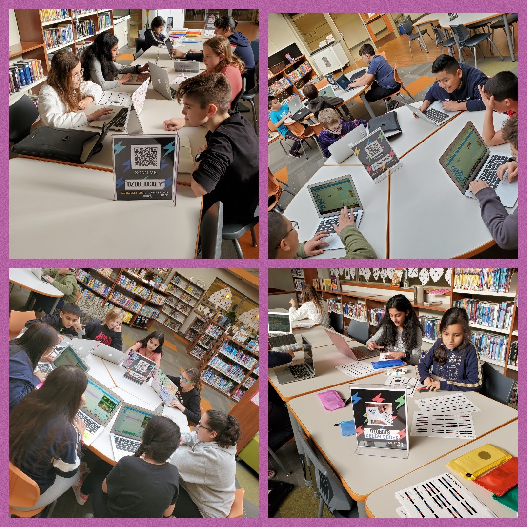 ElsieJohnsonIC's tweet image. 5th Ss rotating through self-selected stations for #HourofCode2019! Wow, do these kids have skills! @cchapman93 @Ozobot @scratch @codeorg @EJPrincipalD93 @CCSD93 #D93Innovates #TechTimeWithMsDiBiase #coding