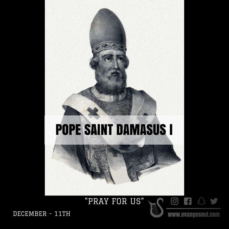 evangesoul's tweet photo. St. Pope Damasus, Pray for us https://t.co/O0zqlM0Lxj