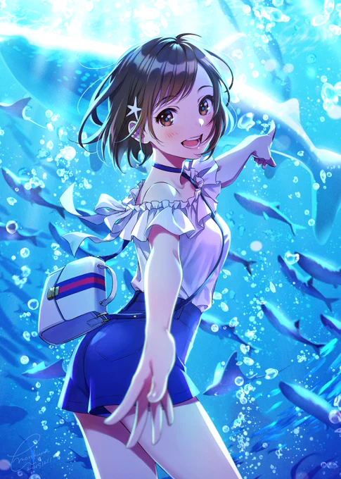 「もっと近くで見ようよ～!」 