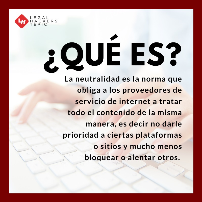 LegalHackersTpc's tweet photo. Hoy iniciamos una Serie de Posts en la que semanalmente explicaremos de forma sencilla temas tecnológicos y legales.

¿Sabes qué es la Neutralidad de la Red?🤔 ¡En estas imágenes te lo explicamos!😌☝️

1/2 https://t.co/COYa1TcTAM