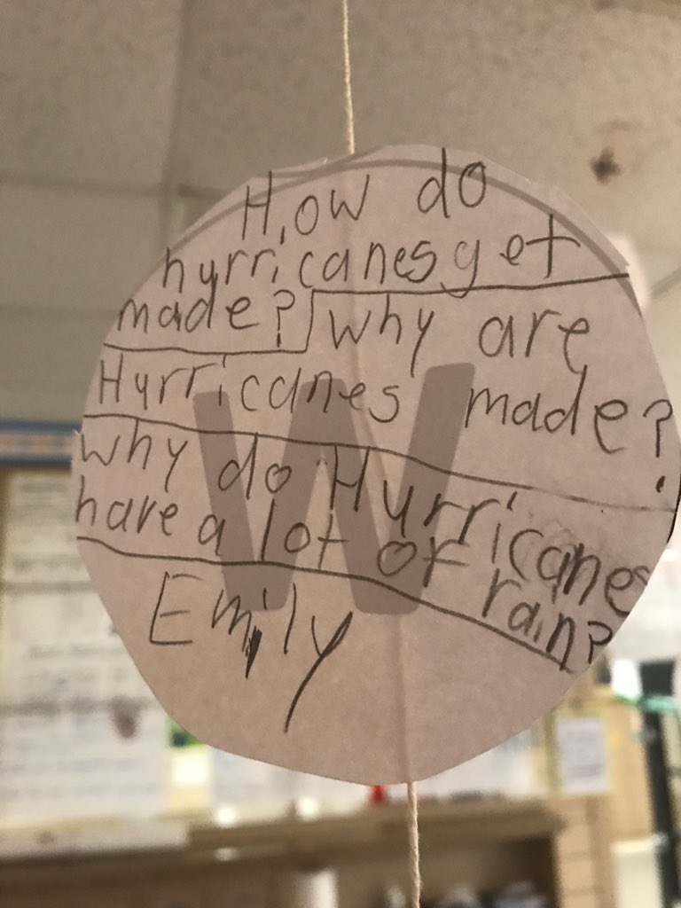 Kicked off our next integrated Science and ELA unit about extreme weather by creating a ‘KLEWS’ blizzard!