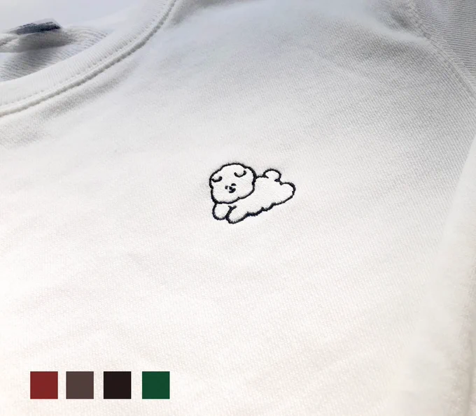 【お通販】
本日18:00より公式オンラインストアに新しく、もさおの刺繍トレーナー5色ともさおスマホリングが入荷されます。ぬいもあるよ!
https://t.co/dSQzBZ06LB 