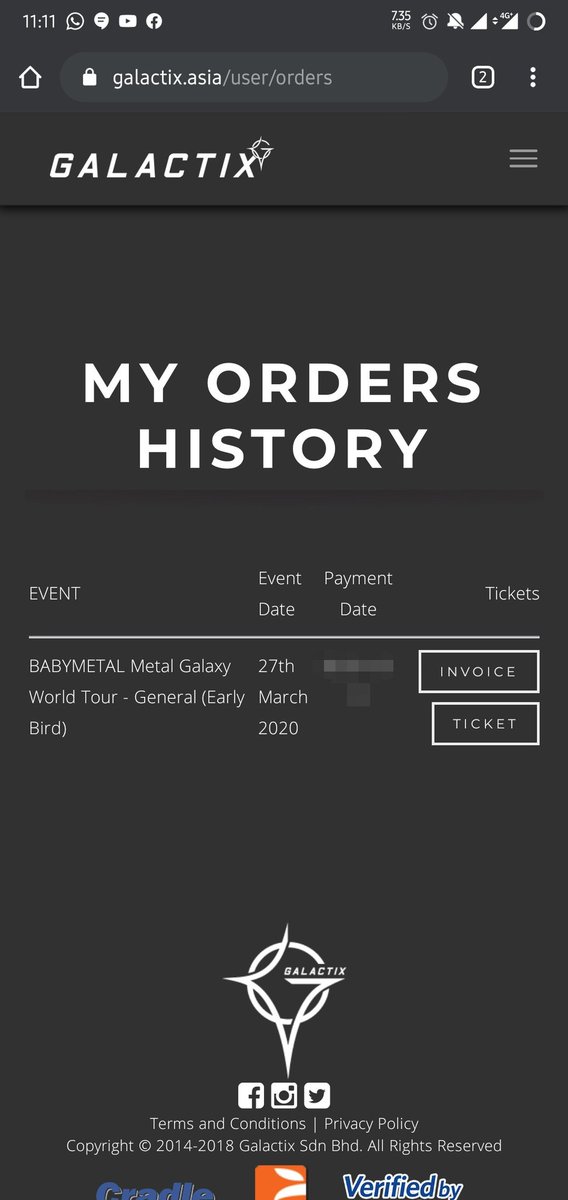 amirkitsune2401's tweet photo. Alhamdulillah, nasib la sempat beli.
Tak sabar nya. ๐
"See You In the Mosh'sh Pit". Kitsune da o! ๐๐ฆ๐ค๐ฐ๐ฏ๐ต๐ฒ๐พ
@BABYMETAL_JAPAN
#babymetal #kawaiimetal #suzukanakamoto #suchan #sumetal #moakikuchi #moachan #moametal #LiveInKL #MetalGalaxyWorldTourAsia https://t.co/ef18hbkqui