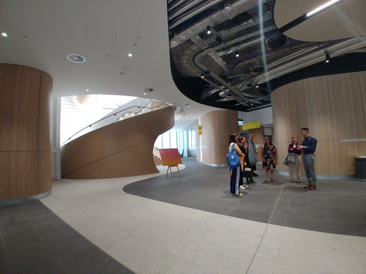 DrJoannaT's tweet photo. Checking out the materials, having a tour of Building 2 at UTS #ProPEL2019UTS https://t.co/A6xZTtLMAr