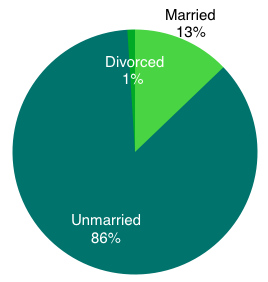 simplyguest1's tweet photo. Singles make up majority of our tenants. But see the married pie; it's not small. Many of our tenants are married but don't want to move their families, so they end up staying single!

read other insights: https://t.co/zTKhk6yMic
#coliving #shareliving #TenantAnalysis #rentals https://t.co/u1Fih9SCP8