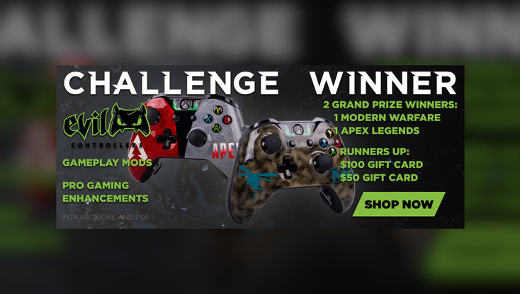 GamerDVRcom's tweet image. [GIVEAWAY] Win over $1000 in prizes, including an Xbox One X, $350 custom Modern Warfare or Apex Legends @EvilControllers, $150 in gift cards, and more! It's a 5 year anniversary and holiday challenge!

RT, FOLLOW, tag your friends, and enter here:
gamerdvr.com/giveaway