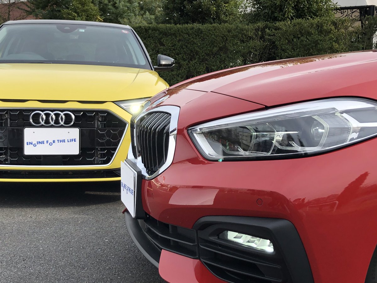 クルマでいこう Na Twitteru 今日のロケはドイツプレミアムブランドのエントリーモデル２車種を撮影 それぞれの放送を見比べて違いを感じるのも楽しみ方のひとつかも Bmw 1シリーズ Audi A1