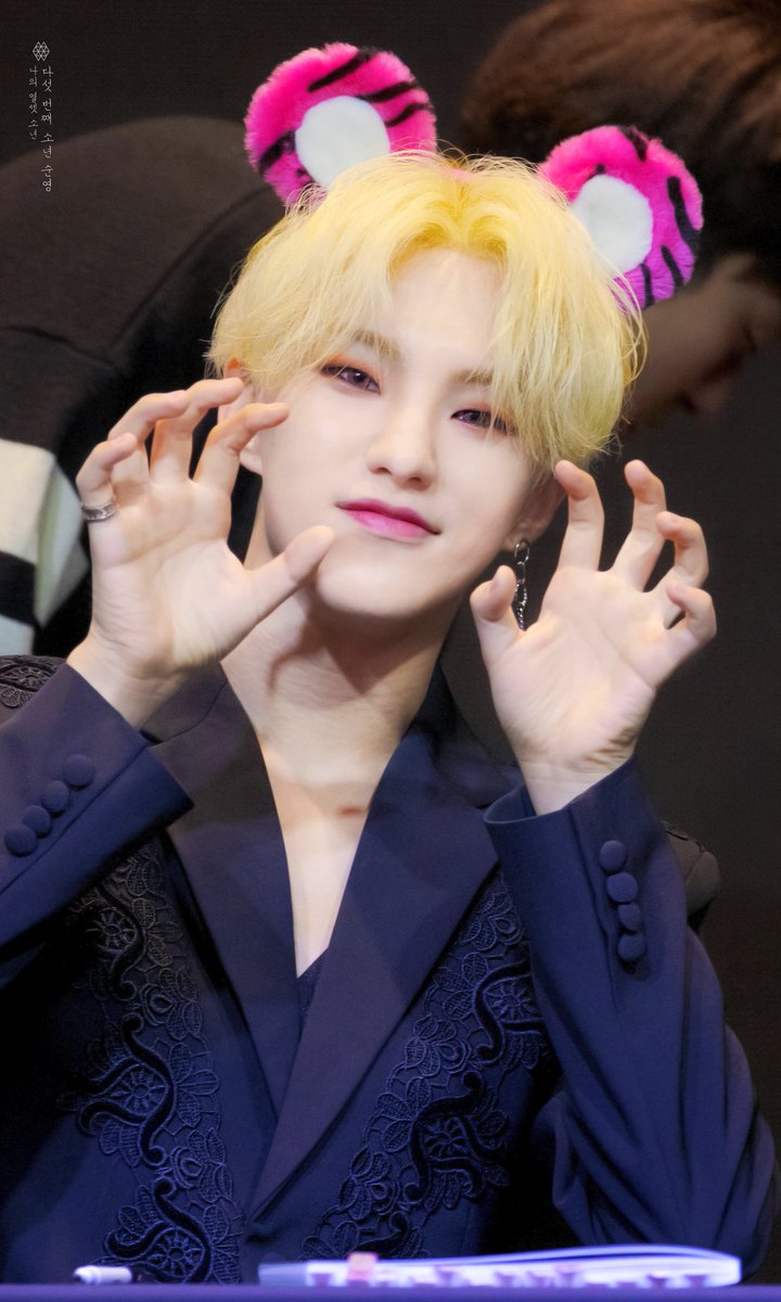 My13boys_0526's tweet photo. 190922 여의도 팬싸
다섯번째 소년 순영

어흥~ ฅ(=`ω´=)ฅ

#SEVENTEEN #SVT #HOSHI #세븐틴 #호시 #권순영 #독 #호랑이의시선 @pledis_17 https://t.co/Y9pia5hYIq