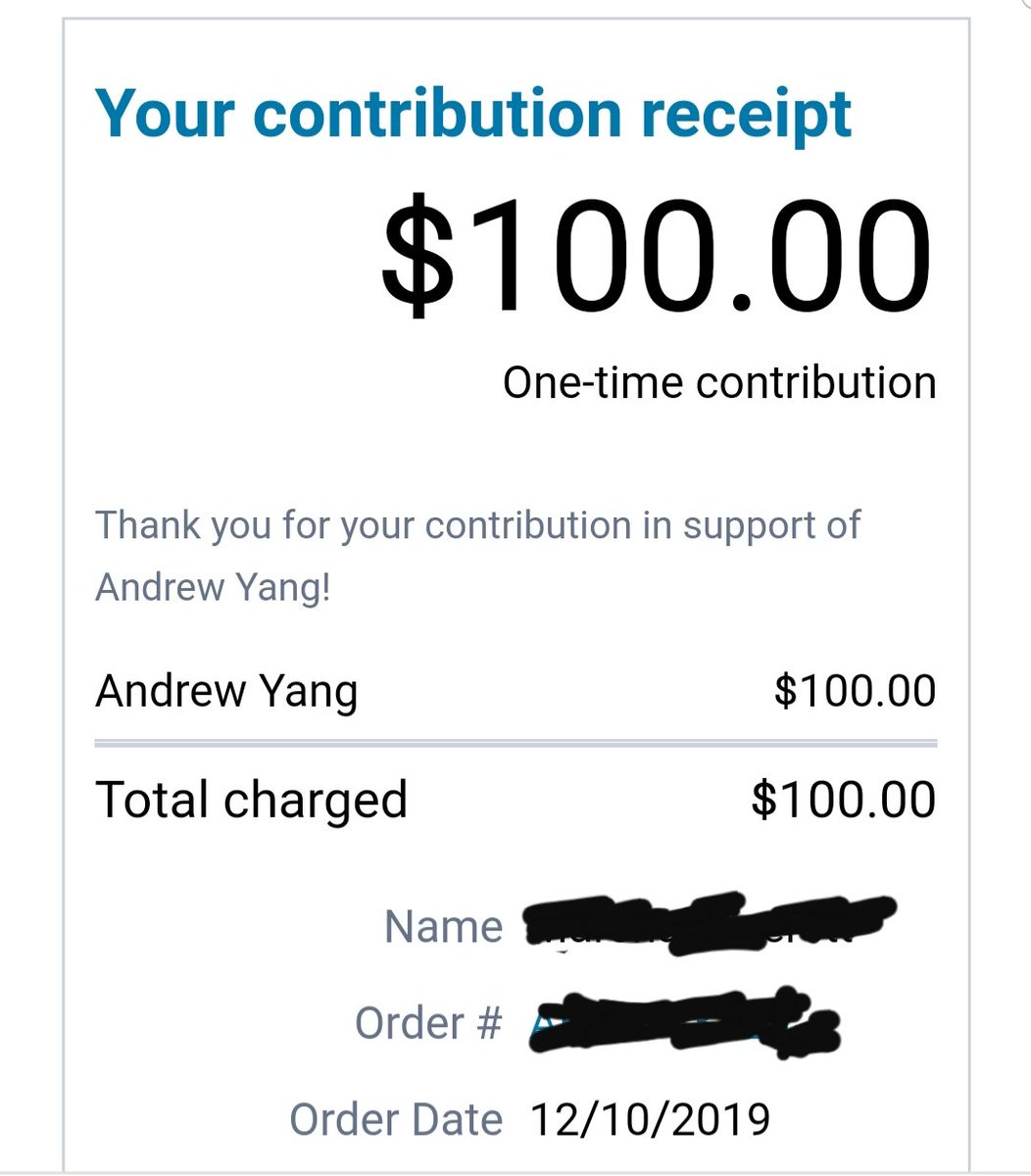 FollowTheNmbrs's tweet image. Alright #YangGang let's keep it going! #DonateToAndrewYang