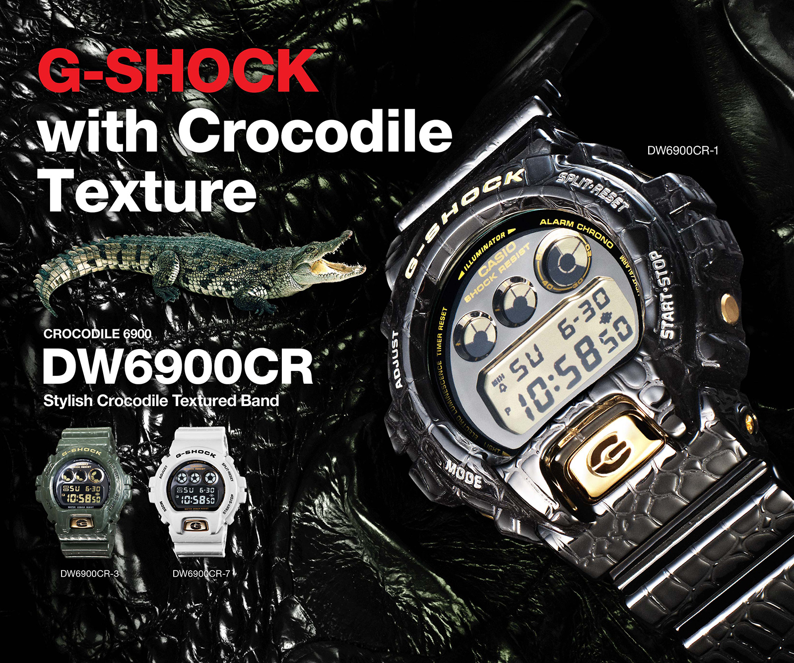 G shock best sale crocodile