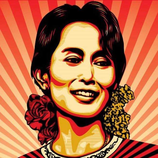 We love you. #WeStandWithYouAungSanSuKyi