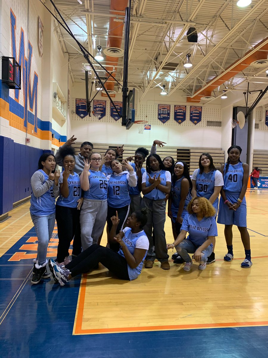 BrookSports's tweet photo. Congratulations to both JV boys and JV girls basketball on their victories at Watkins Mill today!!
#SHSBlueDevilNation #bePAID https://t.co/68DaimBnOr