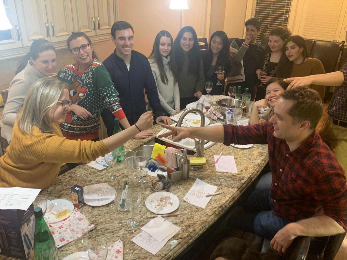 drbeccapr's tweet photo. Another amazing end of term celebration for #ouchlab! I am so lucky to be surrounded by so many stellar trainees!  Things did get a little crazy with a ‘fight til the death’ Rock Paper Scissors competition for the last party prize...but all in all great night! https://t.co/Vh9iIgD5PS