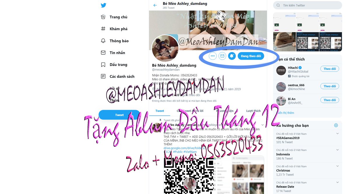meoashleydamdan's tweet photo. Cbđợt event ablum CựcPhẩm của MèoSỏ khuyên vú,này của mèo mới chụp NhaNên căn nhắc mọi người làm đúng TheoNè!ĐợiVú bớt đau Mèo chụp
B1:Tweet Tus này
B2:Theo dõi+bấm cái chuông thông báo
B3:Đăng ảnh đã làm ở B2 lên trang cá nhân của mình
B4:Add Zalo+inb Zalo+Hình https://t.co/LkpHrW3E1E