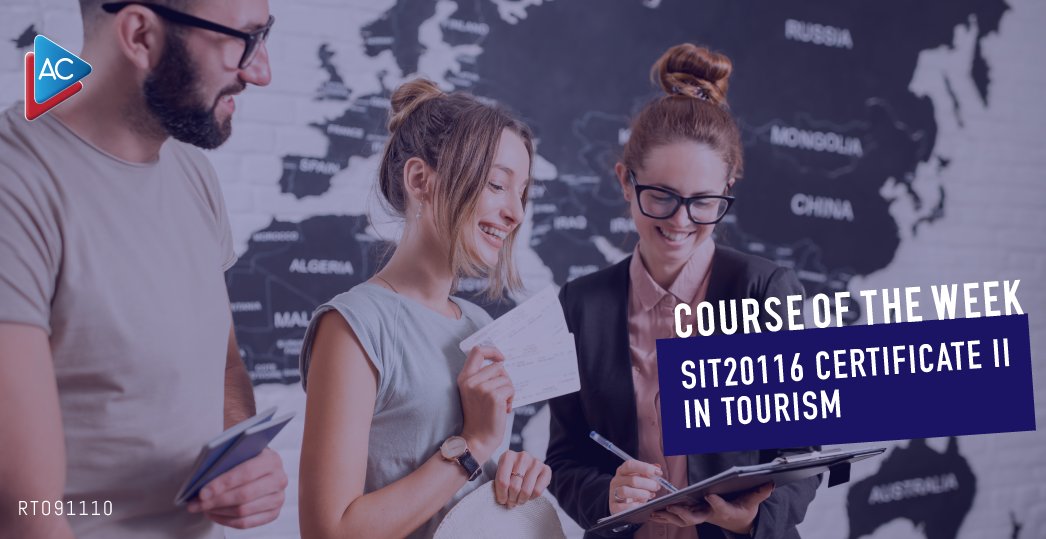 AusCollegeAC's tweet photo. Study SIT20116 Certificate II in Tourism https://t.co/2uoYw0Nr3e

Turn Your Vision Into Reality!
Enrol in the online course &amp; get 20% off* https://t.co/gWAP8ISyOd

#AustralianCollege #Education #Online #Learning #Turn #Vision #Realty #Study #Tourism https://t.co/Mq4MhtGylR