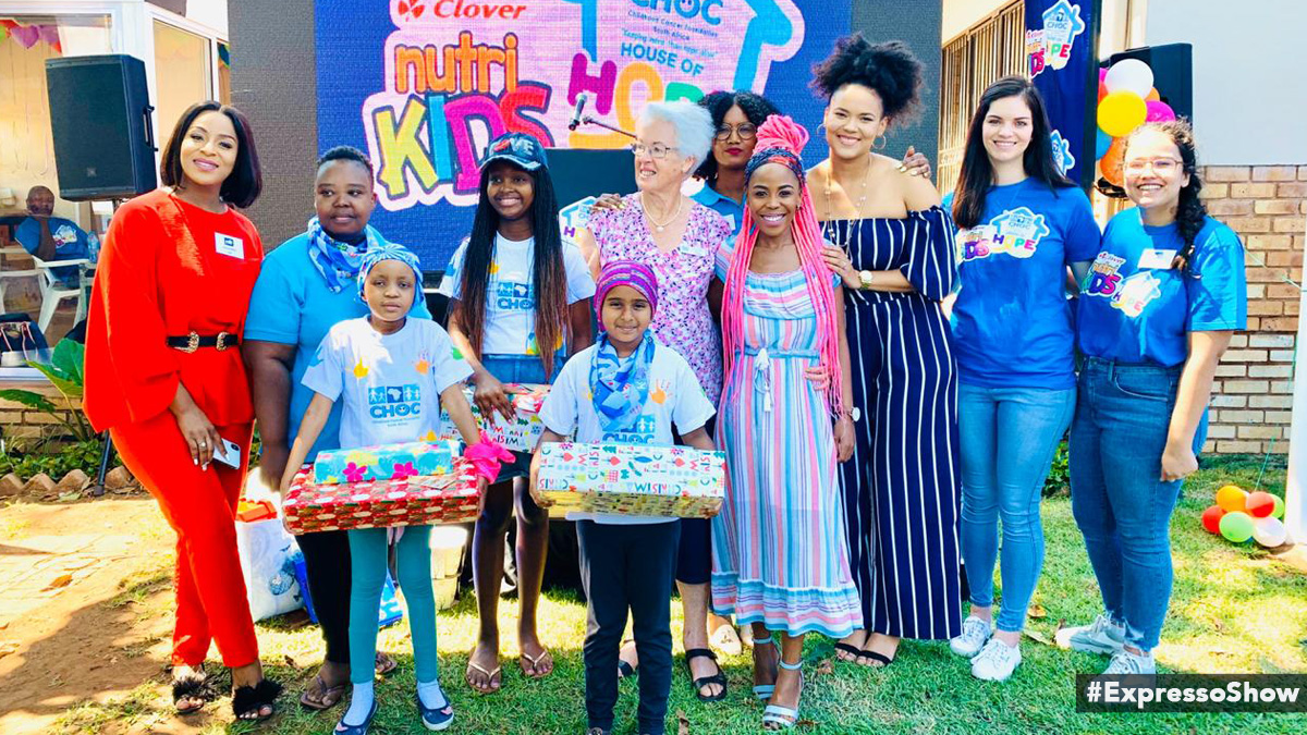 The <a href="/CHOCfoundation/">CHOC South Africa</a> is celebrating its 40th birthday and their proudest achievement is the building of six homes for families, in partnership with <a href="/CloverNutrikids/">CloverNutrikids</a>. Help us raise funds for a new home in Port Elizabeth, make your pledge: bit.ly/2Pc1w2V #ExpressoShow